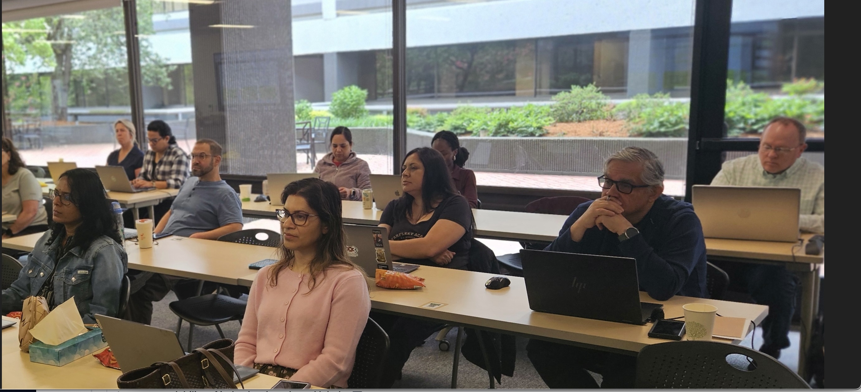 Cohort Engaging with a Course Presentation
